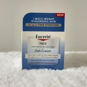 Eucerin Face Immersive Hydration Gel Cream Hyaluronic Acid 1.7 oz New NIB